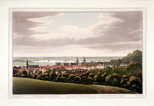 Pohled na Greenwich, Londýn, 1795 od Joseph Constantine Stadler