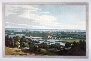 Pohled na Reading z Caversham, Berkshire, 1793 od Joseph Constantine Stadler