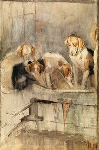 Foxhoundi - Jingling Gate od Joseph Crawhall
