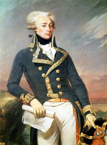 La Fayette (Lafayette) - portrét J. Courta