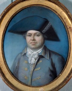 Portrét Georgese Cadoudala (1771-1804) Je jedním z nejznámějších Chouanů. Obraz Josepha Ducreuxe (1735-1802). 18. století. Orleans, Muzeum výtvarných umění