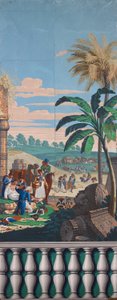 Scénická tapeta: Bitva o Heliopolis od Joseph Dufour