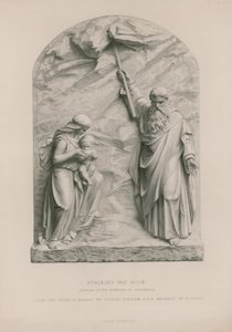 Mojžíš udeřil do skály od Joseph Durham