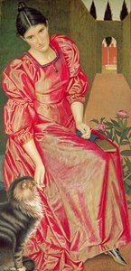 The Enclosed Garden, 1898 (wc) od Joseph Edward Southall