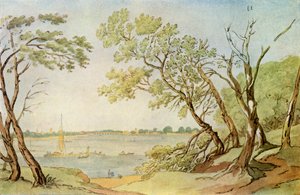 „Chelsea Bridge z Millbank“, 1790, 1943.