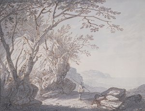 Pohled v blízkosti Hastings, Sussex od Joseph Farington