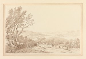 Pohled na Windermere shora Barig od Joseph Farington