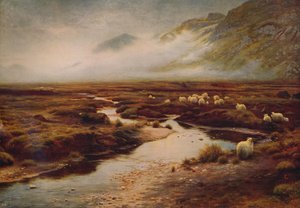 Mech v Poolewe, 1913, c1915 od Joseph Farquharson