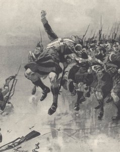 Skotské jednotky (litho) od Joseph Finnemore