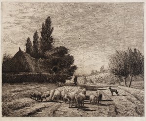 Vesnická ulice ve Francii