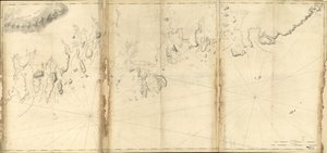 (Pobřeží Maine od Moose Cove po Gouldsboro Bay. LOC 77692978 od Joseph Frederick Barres