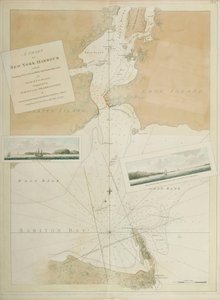 Newyorský přístav od Joseph Frederick Wallet DesBarres