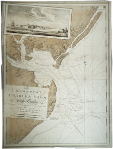 Harbour of Charlestown [Charleston] v Jižní Karolíně, 1780