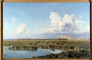 Krajina Camargue (olej na plátně) od Joseph Garibaldi
