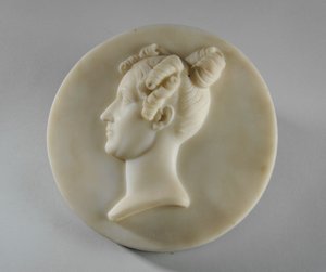 Medailonový portrét paní Markéty Gottové od Joseph Gott