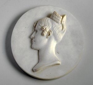 Medailonový portrét paní Mary Brooke