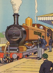 "Jak mě kluci obdivovali!" (barevná litografie) od Joseph Greenup