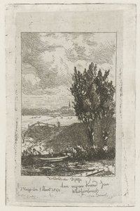 Luční krajina s příkopem Dutch Dike (název na objektu)