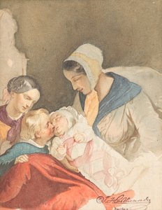 mateřské štěstí od Joseph Hasslwander