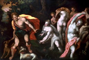 Diane a Acteon, c1584-1609