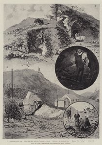 Zlato ve Walesu, důl British Gold-Fields u Dolgelly