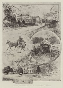 Mountstewart, dům lorda Londonderryho, kde pan Balfour pobýval, když navštívil Belfast