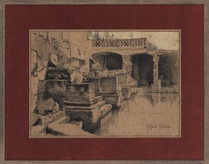 Římské lázně v Bath od Joseph Holland Tringham