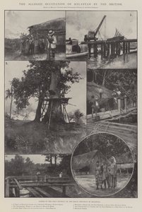 Údajná okupace Kelantanu Brity od Joseph Holland Tringham