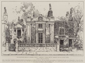 Strašidelný dům v Homer Street, Lambeth, Tudorův dům, bude brzy zbořen od Joseph Holland Tringham