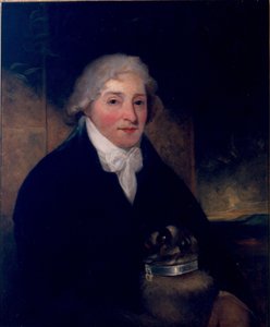 Venanzio Rauzzini se svým psem, Turkem, kolem roku 1795 od Joseph Hutchison