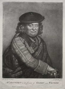 Alexander Jonston v postavě Gibbyho v The Wonder, 1774. od Joseph I Saunders