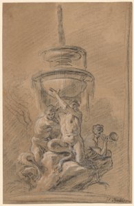 Fontána se třemi Tritony od Joseph Ignace François Parrocel