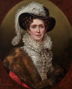 Caroline Bádenská 1776-1841, bavorská královna, 1823. od Joseph Carl Stieler
