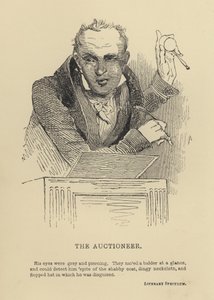 Kenny Meadows: The Auctioneer (rytina)