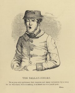 Kenny Meadows: The Ballad-Singer (rytina) od Joseph Kenny (after) Meadows