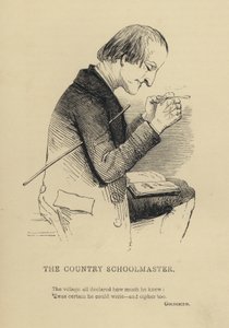 Kenny Meadows: The Country Schoolmaster (rytina)