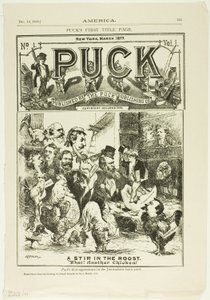 A Stir in the Roost, z Ameriky od Joseph Keppler