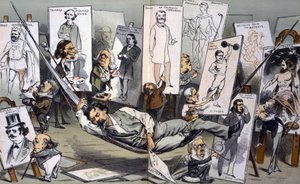 Sen uprostřed letního dne by Joseph Ferdinand Keppler 1838-1894 od Joseph Keppler
