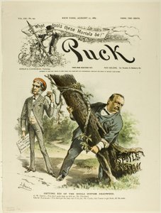 Zbavení se kořisti Systém Deadwood, od Puck od Joseph Keppler