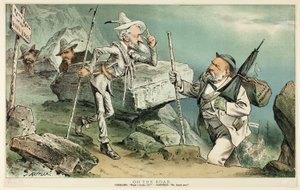 Na cestách, od Pucka od Joseph Keppler