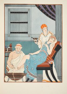 Krev teče z nohou, ilustrace z 