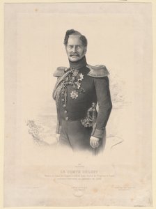 Portrét hraběte Alexeje Fjodoroviče Orlova 1787-1862 od Joseph Lemercier