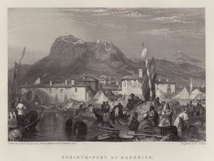 Korint, Port of Kenkries (barva litho)