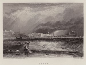 Sidon (barva lito) od Joseph Mallord William (after) Turner