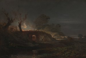 Limekiln v Coalbrookdale od Joseph Mallord William Turner