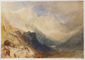 Scéna ve Val d"Aosta od Joseph Mallord William Turner