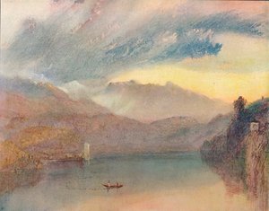 Švýcarské jezero, 1909 od Joseph Mallord William Turner