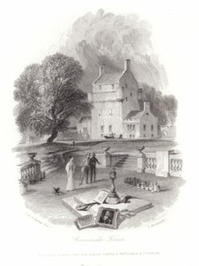 Bemersyde Tower od Joseph Mallord William Turner