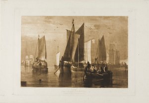 Klid, deska 44 z Knihy studií od Joseph Mallord William Turner