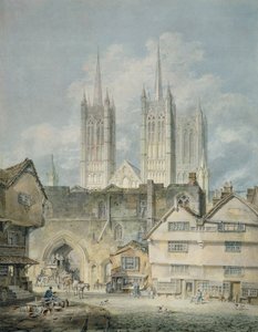 Katedrála v Lincolnu, 1795 od Joseph Mallord William Turner